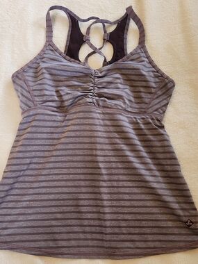 PrAna Purple Filament Yoga Tank Size Small
